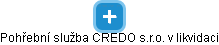 Pohřební služba CREDO s.r.o. v likvidaci - náhled vizuálního zobrazení vztahů obchodního rejstříku