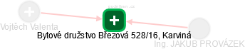 Bytové družstvo Březová 528/16, Karviná - náhled vizuálního zobrazení vztahů obchodního rejstříku