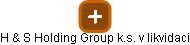 H & S Holding Group k.s. v likvidaci - náhled vizuálního zobrazení vztahů obchodního rejstříku