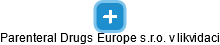 Parenteral Drugs Europe s.r.o. v likvidaci - náhled vizuálního zobrazení vztahů obchodního rejstříku