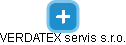 VERDATEX servis s.r.o. - náhled vizuálního zobrazení vztahů obchodního rejstříku