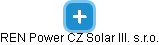 REN Power CZ Solar III. s.r.o. - náhled vizuálního zobrazení vztahů obchodního rejstříku