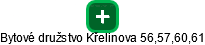 Bytové družstvo Křelinova 56,57,60,61 - náhled vizuálního zobrazení vztahů obchodního rejstříku