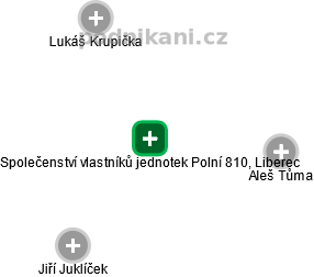 Společenství vlastníků jednotek Polní 810, Liberec - náhled vizuálního zobrazení vztahů obchodního rejstříku