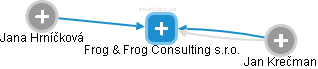 Frog & Frog Consulting s.r.o. - náhled vizuálního zobrazení vztahů obchodního rejstříku