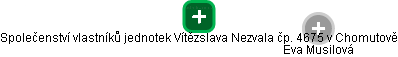 Společenství vlastníků jednotek Vítězslava Nezvala čp. 4675 v Chomutově - náhled vizuálního zobrazení vztahů obchodního rejstříku