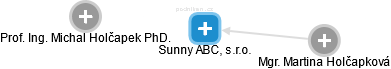 Sunny ABC, s.r.o. - náhled vizuálního zobrazení vztahů obchodního rejstříku