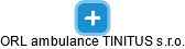 ORL ambulance TINITUS s.r.o. - náhled vizuálního zobrazení vztahů obchodního rejstříku