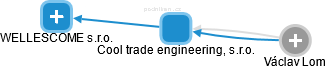 Cool trade engineering, s.r.o. - náhled vizuálního zobrazení vztahů obchodního rejstříku