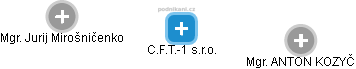 C.F.T.-1 s.r.o. - náhled vizuálního zobrazení vztahů obchodního rejstříku