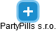 PartyPills s.r.o. - náhled vizuálního zobrazení vztahů obchodního rejstříku