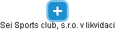 Sei Sports club, s.r.o. v likvidaci - náhled vizuálního zobrazení vztahů obchodního rejstříku