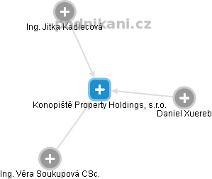 Konopiště Property Holdings, s.r.o. - náhled vizuálního zobrazení vztahů obchodního rejstříku