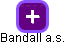 Bandall a.s. - náhled vizuálního zobrazení vztahů obchodního rejstříku