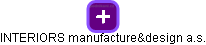 INTERIORS manufacture&design a.s. - náhled vizuálního zobrazení vztahů obchodního rejstříku