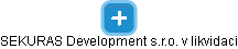 SEKURAS Development s.r.o. v likvidaci - náhled vizuálního zobrazení vztahů obchodního rejstříku