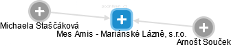Mes Amis - Mariánské Lázně, s.r.o. - náhled vizuálního zobrazení vztahů obchodního rejstříku