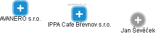 IPPA Cafe Břevnov s.r.o. - náhled vizuálního zobrazení vztahů obchodního rejstříku