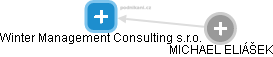 Winter Management Consulting s.r.o. - náhled vizuálního zobrazení vztahů obchodního rejstříku