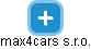 max4cars s.r.o. - náhled vizuálního zobrazení vztahů obchodního rejstříku