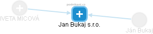 Jan Bukaj s.r.o. - náhled vizuálního zobrazení vztahů obchodního rejstříku