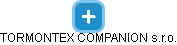 TORMONTEX COMPANION s.r.o. - náhled vizuálního zobrazení vztahů obchodního rejstříku