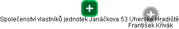 Společenství vlastníků jednotek Janáčkova 53 Uherské Hradiště - náhled vizuálního zobrazení vztahů obchodního rejstříku