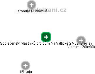 Společenství vlastníků pro dům Na Valtické 27-28, Břeclav - náhled vizuálního zobrazení vztahů obchodního rejstříku