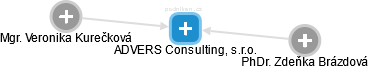 ADVERS Consulting, s.r.o. - náhled vizuálního zobrazení vztahů obchodního rejstříku