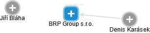 BRP Group s.r.o. - náhled vizuálního zobrazení vztahů obchodního rejstříku