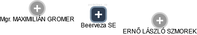 Beerveza SE - náhled vizuálního zobrazení vztahů obchodního rejstříku