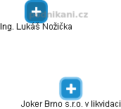 Joker Brno s.r.o. v likvidaci - náhled vizuálního zobrazení vztahů obchodního rejstříku