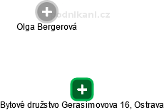 Bytové družstvo Gerasimovova 16, Ostrava - náhled vizuálního zobrazení vztahů obchodního rejstříku