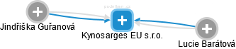 Kynosarges EU s.r.o. - náhled vizuálního zobrazení vztahů obchodního rejstříku