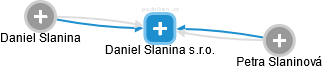 Daniel Slanina s.r.o. - náhled vizuálního zobrazení vztahů obchodního rejstříku