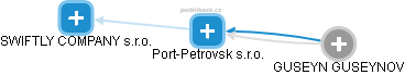 Port-Petrovsk s.r.o. - náhled vizuálního zobrazení vztahů obchodního rejstříku