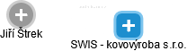 SWIS - kovovýroba s.r.o. - náhled vizuálního zobrazení vztahů obchodního rejstříku