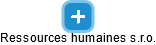 Ressources humaines s.r.o. - náhled vizuálního zobrazení vztahů obchodního rejstříku