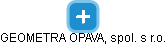 GEOMETRA OPAVA, spol. s r.o. - náhled vizuálního zobrazení vztahů obchodního rejstříku
