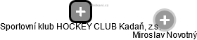 Sportovní klub HOCKEY CLUB Kadaň, z.s. - náhled vizuálního zobrazení vztahů obchodního rejstříku