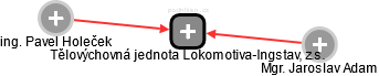 Tělovýchovná jednota Lokomotiva-Ingstav, z.s. - náhled vizuálního zobrazení vztahů obchodního rejstříku