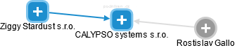 CALYPSO systems s.r.o. - náhled vizuálního zobrazení vztahů obchodního rejstříku