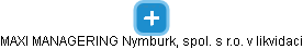 MAXI  MANAGERING  Nymburk, spol. s r.o. v likvidaci - náhled vizuálního zobrazení vztahů obchodního rejstříku