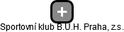 Sportovní klub B.U.H. Praha, z.s. - náhled vizuálního zobrazení vztahů obchodního rejstříku