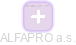ALFAPRO a.s. - náhled vizuálního zobrazení vztahů obchodního rejstříku