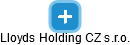 Lloyds Holding CZ s.r.o. - náhled vizuálního zobrazení vztahů obchodního rejstříku
