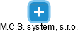 M.C.S. system, s.r.o. - náhled vizuálního zobrazení vztahů obchodního rejstříku