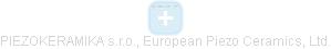 PIEZOKERAMIKA s.r.o., European Piezo Ceramics, Ltd. - náhled vizuálního zobrazení vztahů obchodního rejstříku