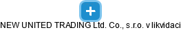 NEW UNITED TRADING Ltd. Co., s.r.o. v likvidaci - náhled vizuálního zobrazení vztahů obchodního rejstříku