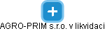 AGRO-PRIM s.r.o. v likvidaci - náhled vizuálního zobrazení vztahů obchodního rejstříku